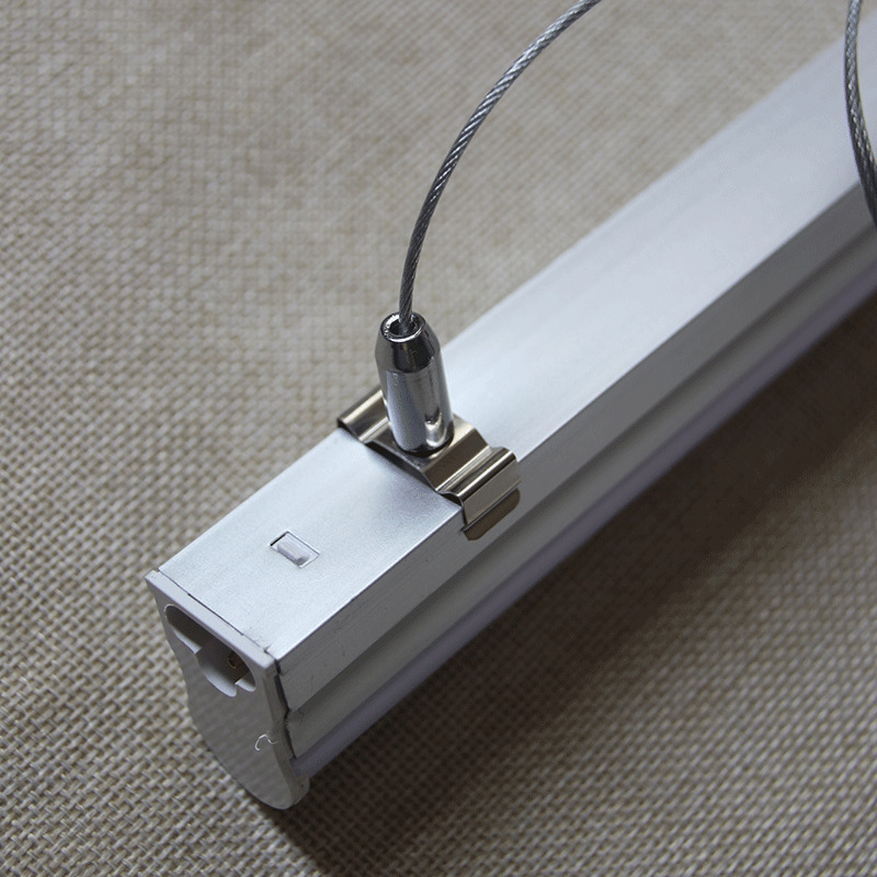 t5t8日光灯吊杆吊链led支架灯杆子荧光灯全套学校黑板灯钢丝配件