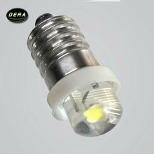 led手电筒灯泡E10 P13.5S螺口0.5W 3V 4.5V 6V指示信号仪表小灯泡