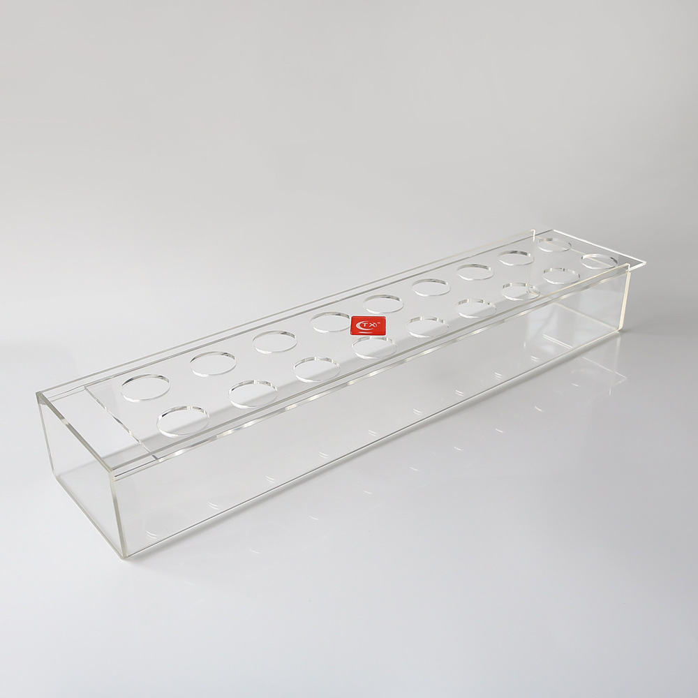 Copyright TX New Acrylic Vase Ins Style Nordic Entry Luxury Home Rectangular Hydroponic Flower Box Storage Rack