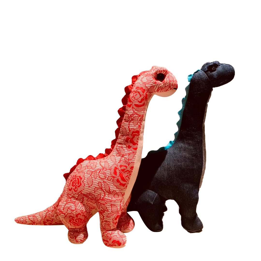 新款网红客厅摆件车饰婴儿安抚玩偶男孩女孩礼物恐龙梁龙布艺玩偶