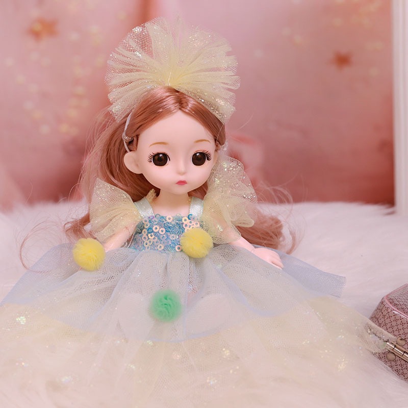 跨境爆款op11娃衣套装女孩公主改换装迷你洋娃娃玩偶过家家玩具