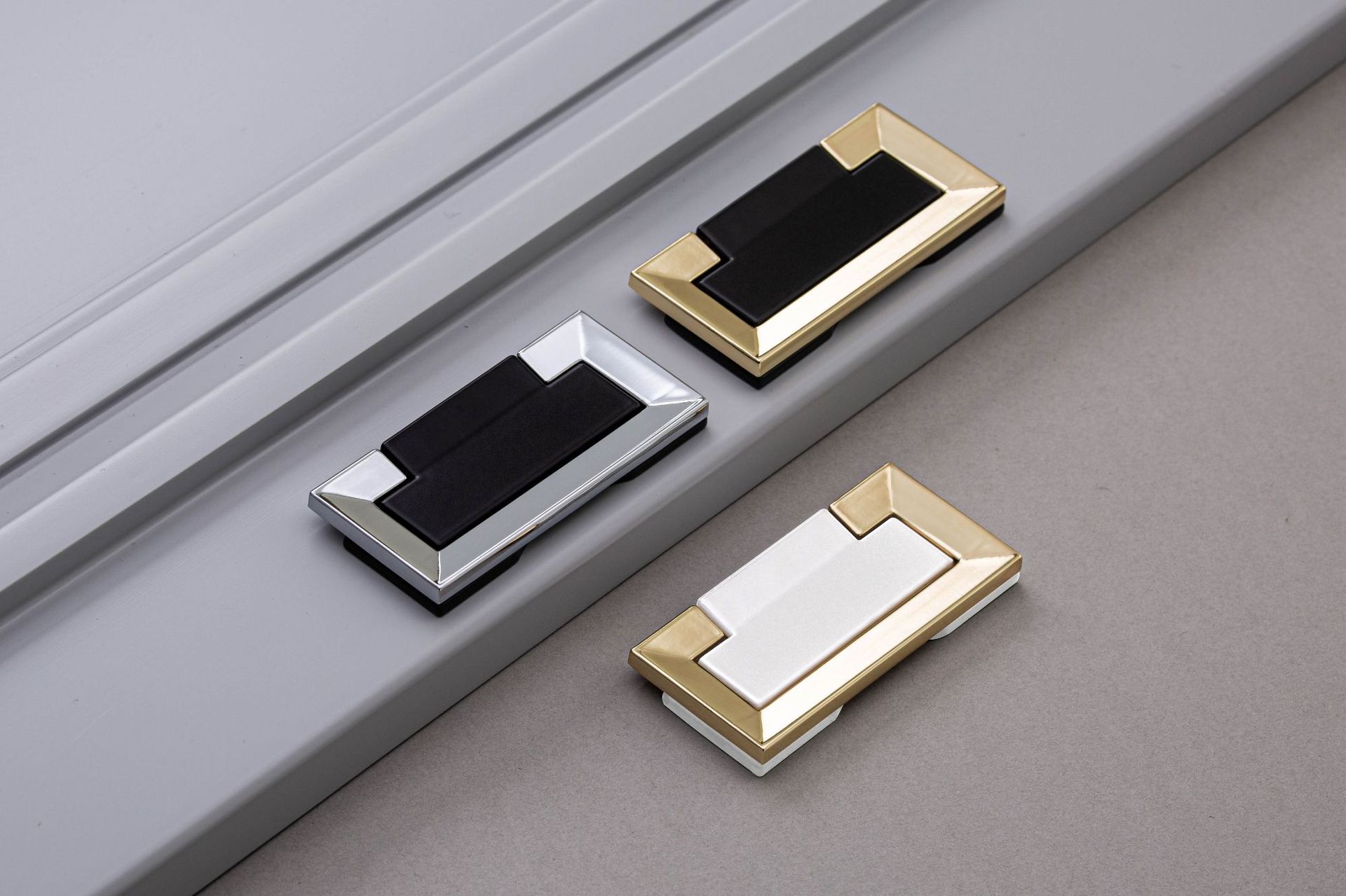 抽屉暗拉手无需开槽衣橱柜隐形门把手榻榻米免打孔明装暗藏平拉手