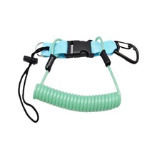 潜水弹簧钢丝绳不锈钢弹簧卷绳潜水用弹簧安全绳包胶弹簧钢丝绳