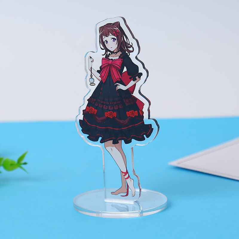 亚克力人物卡通立牌单面双面动漫立牌diy站牌明星周边摆件钥匙扣