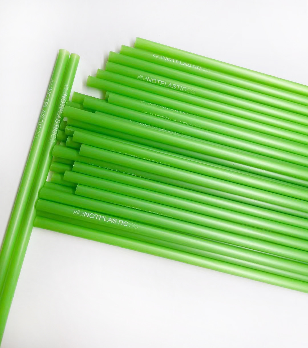 厂家直销pla可降解原材料高分子吸管可多色选择和制作logo弯管