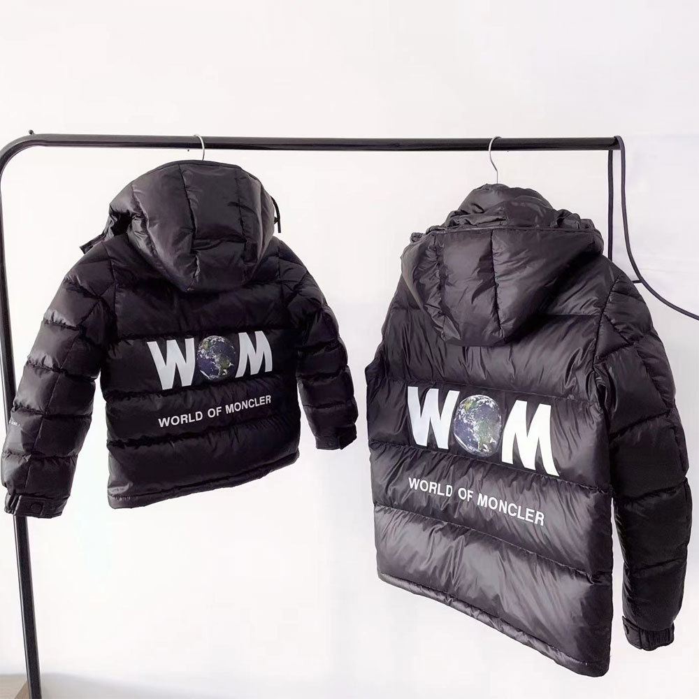 十v现货发 正确版m家&藤源浩联名地球款90白鸭绒羽绒服情侣亲子装