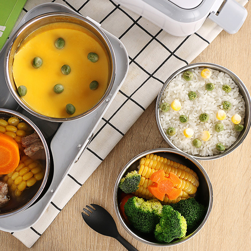 Electric Lunch Box Heating Insulation Plug-in Electric Office Worker Steamed Rice with Rice Fabulous Dishes Heating up Appliance