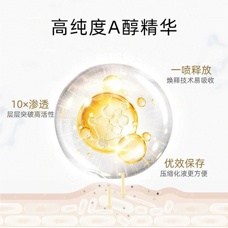 高纯度维a醇紧致精华液提亮肤色改善粗糙增加肌肤弹性维a醇精华液