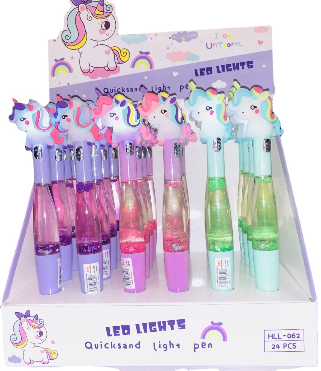 New Cartoon Sanrio Clow M Quicksand Silicone with Light Gel Pen Student Exam Stationery Pen