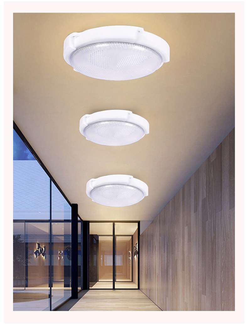 太阳能灯家用室内吸顶灯发电系统一拖五六七八九十人体感应楼道灯