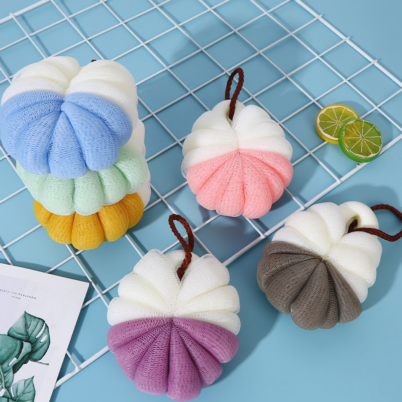 浴球大号65g成人儿童海绵贝壳浴花洗澡泡泡球柔软不易散沐浴球