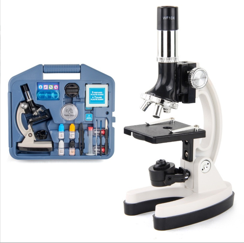 New Children's Microscope Telescope Toy Scientific Experiment Suit Toy Elementary School Student Microscope Toy