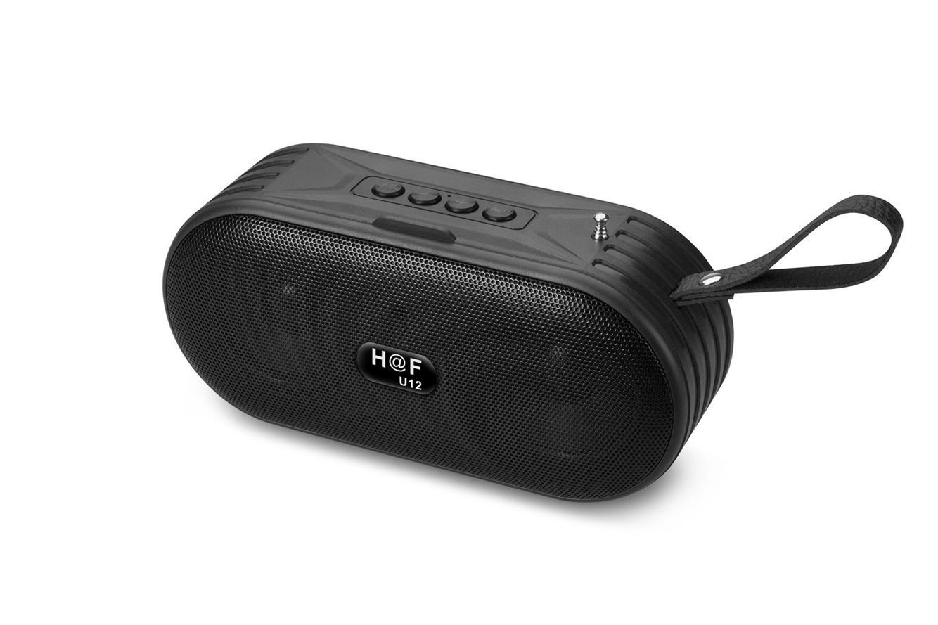 New HF-U12 Wireless Bluetooth Speaker Radio Stand Portable African Hot Sale Mini Double Speaker Bluetooth Speaker