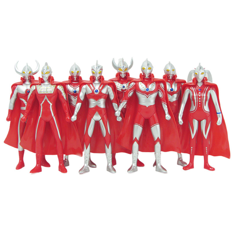 Officially Authorized Jinjiang Ultraman Toy Superman Saventello First Generation Ace Doll with Cloak Movable Joint