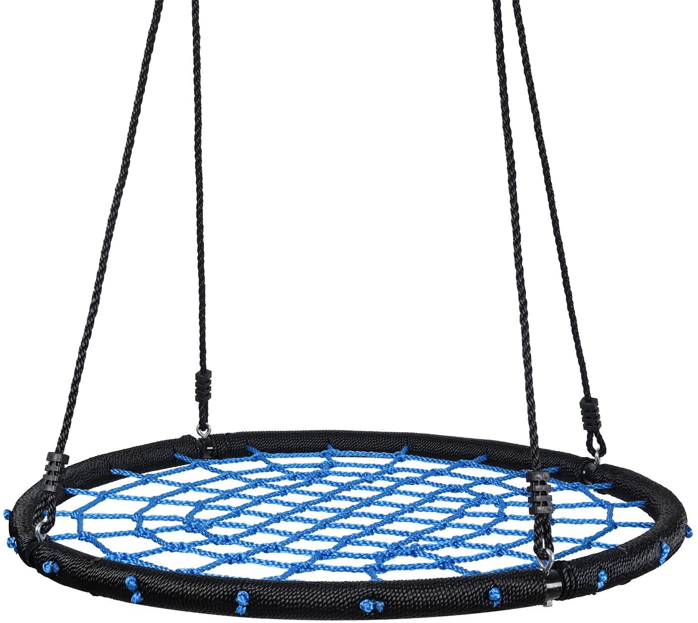 网绳秋千swing配件儿童秋千圆形吊绳折叠秋千户外休闲秋千