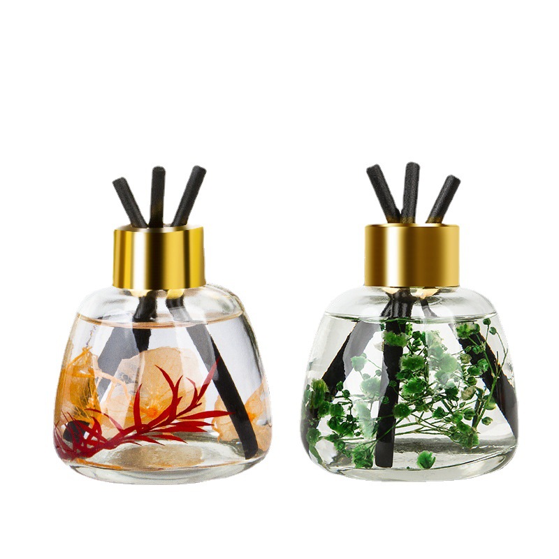 Factory Direct Supply Car Aromatherapy Perfume High-End Fragrance Decoration Vehicle-Mounted Home Use Living Room Fire-Free Reed Diffuser