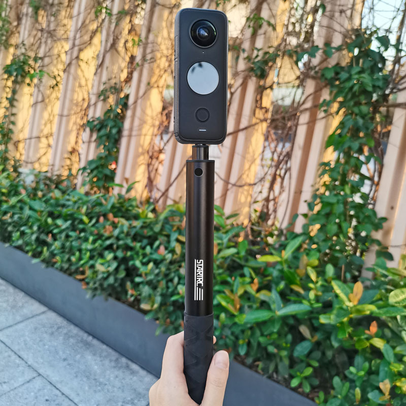startrc 铝合金自拍杆延长杆 1.1m适用insta360 one x2/one x/evo