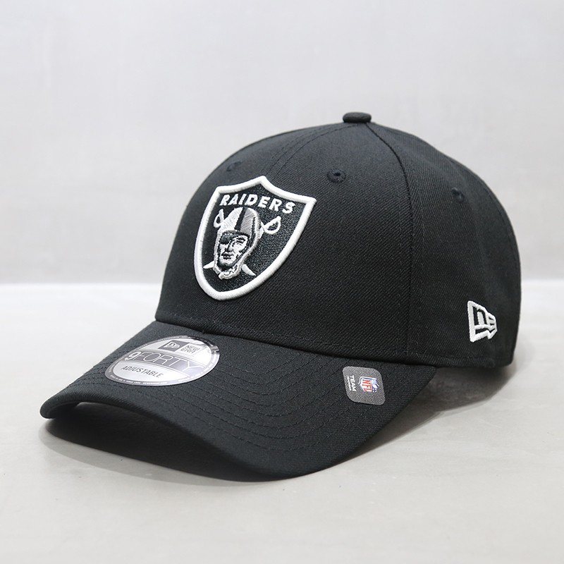 newera帽子硬顶鸭舌帽raiders拉斯维加斯突袭者nfl棒球帽遮阳帽潮