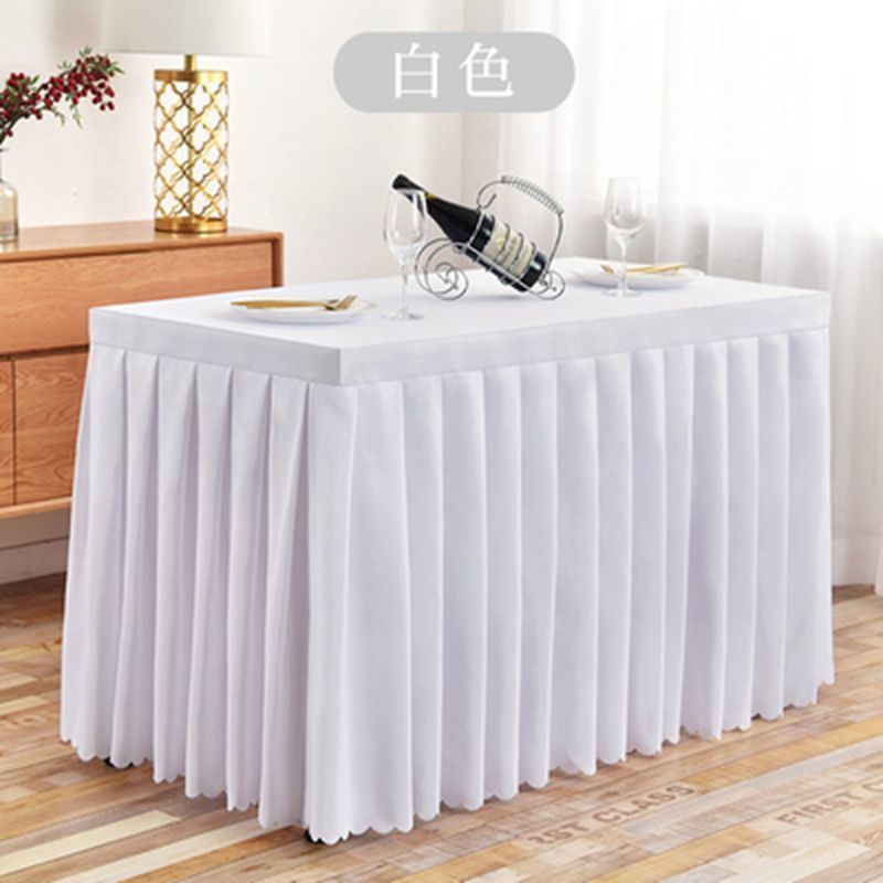 Hotel Conference Tablecloth Tablecloth Rectangular Business Table Skirt Office Long Table Cover Table Cover Exhibition Activity Table Skirt