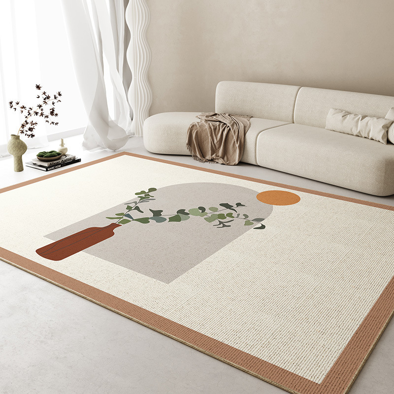 Carpet Living Room Ins Style Sofa and Tea Table Floor Mat Simple Bedroom Bedside Blanket Balcony Bay Window Mat Household Skid Resistance Blanket