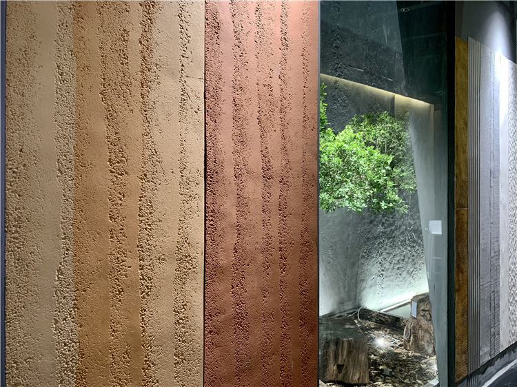 思马图夯土墙柔性大板夯土板颜色可定制内外墙拒水柔软可塑