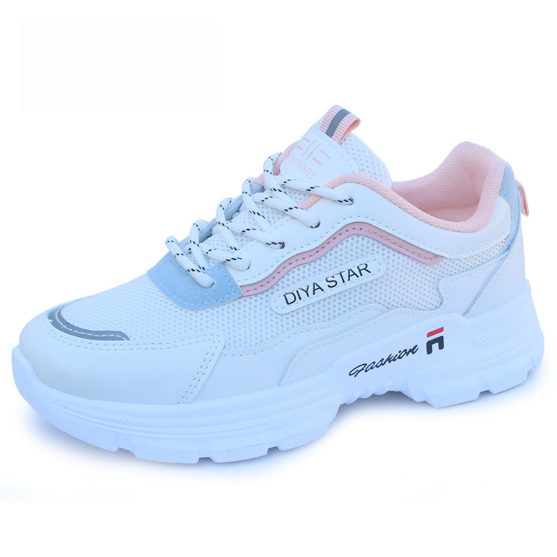 Dad Shoes Women's 2022 Spring and Summer New Versatile Casual Thick Bottom Ins Trendy Thin Mesh Breathable Sports Shoes