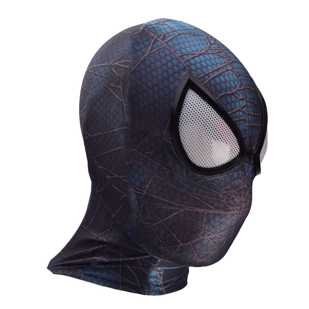 莱卡3d数码印花万圣节骷髅cosplay成人儿童紧身衣服装头套面具