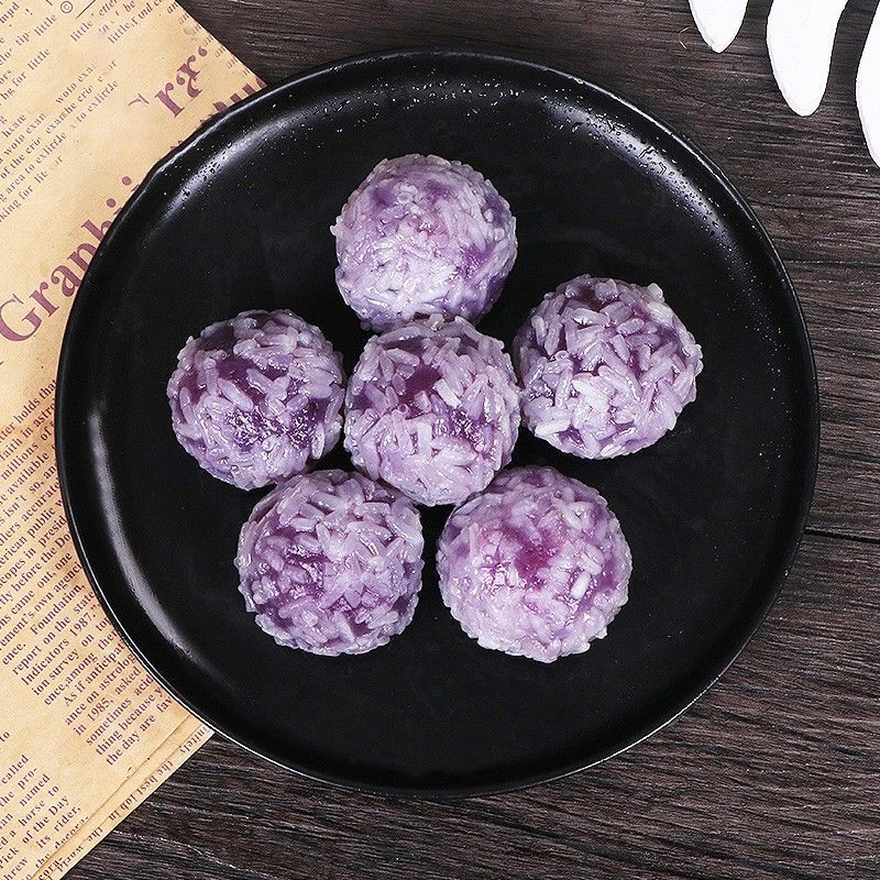 【5斤】紫薯糯米球火锅丸子素食材丸子饭店半成品甜点零售批发2斤