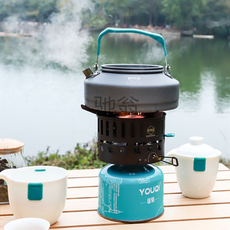 khl户外炉具便携式野营野炊炉头防风火锅燃气炉烧水煮茶神器套装