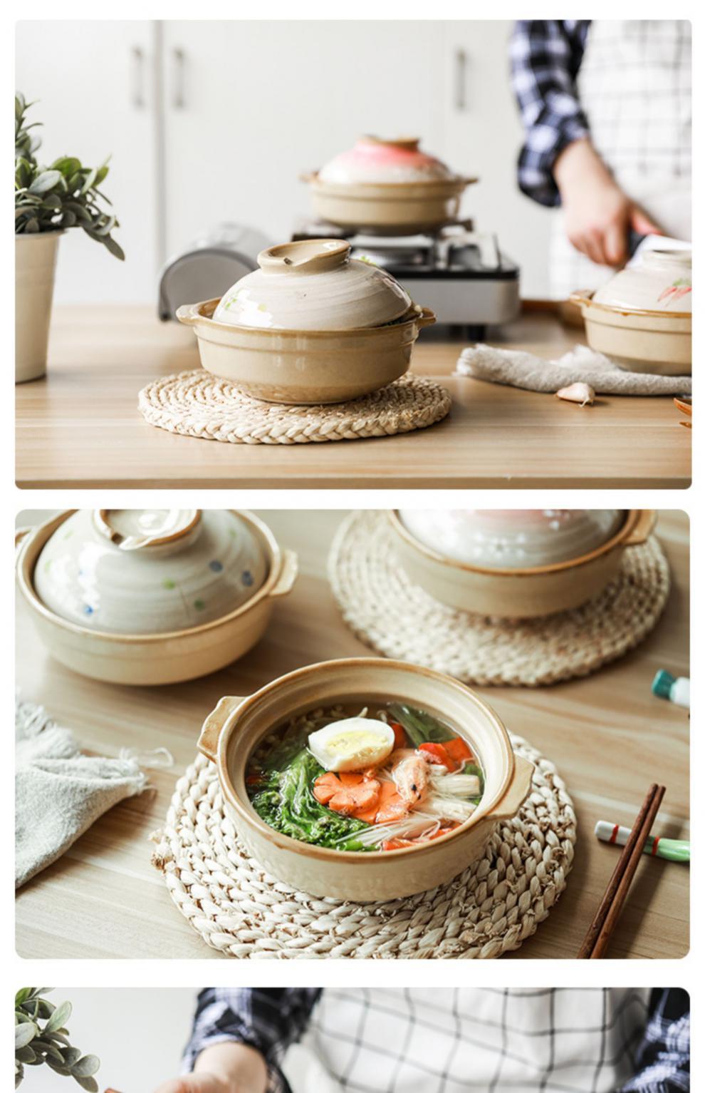 砂锅小煲仔家用小号沙锅一人食迷你单人专用石锅饭拌饭煤气灶