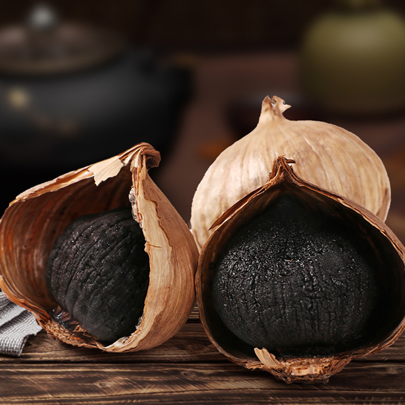 独头黑蒜 养生即食零食煲汤 云南特产发酵大蒜头