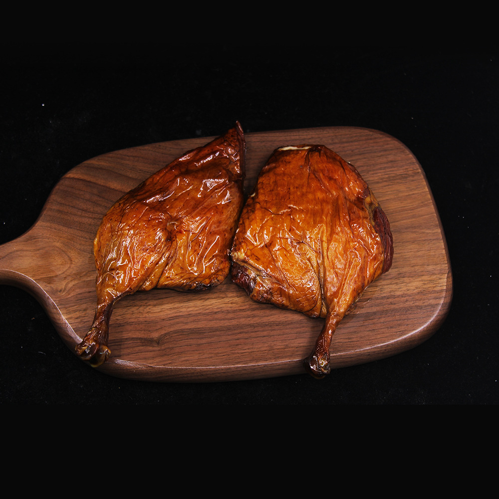 湘里佬腊鸭腿500g湖南农家特产柴火烟熏鸭肉湘西腊肉鸭肉食品美食