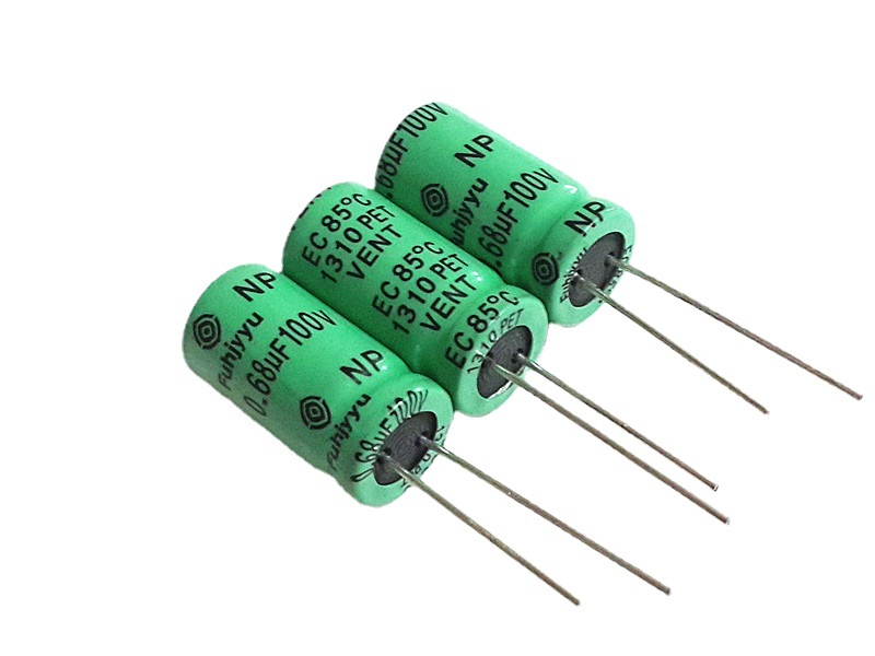 68uf 0.68uf100v 全新原装音频分频 无极np 电解电容 13*25