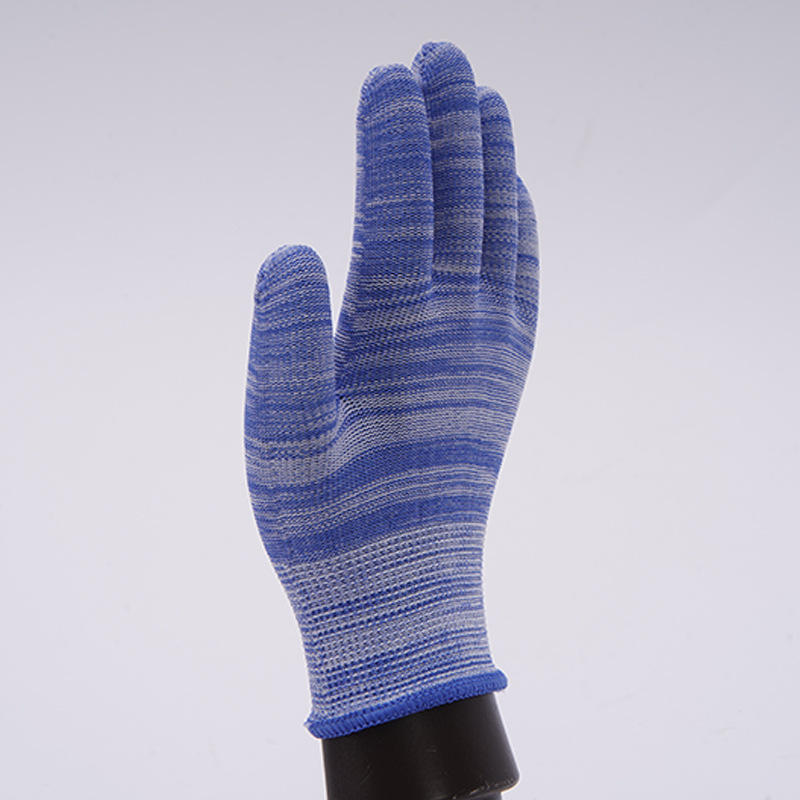 耐磨防滑防静电线手套 白色pu劳保手套尼龙手套13针涂指手套批发