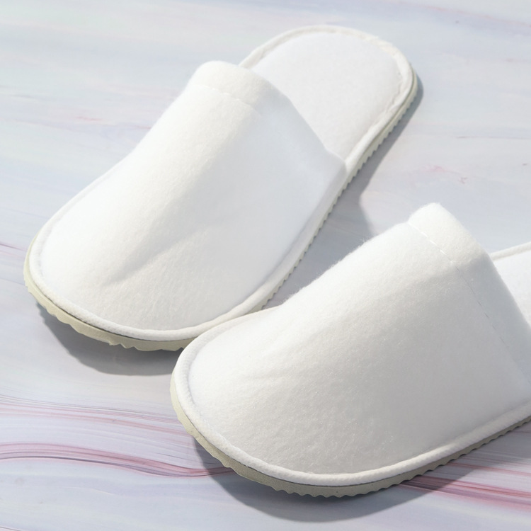 Hotel Disposable Slippers Summer Home Hospitality B & B Guest Room Disposable Linen Brushed Slippers Factory Wholesale