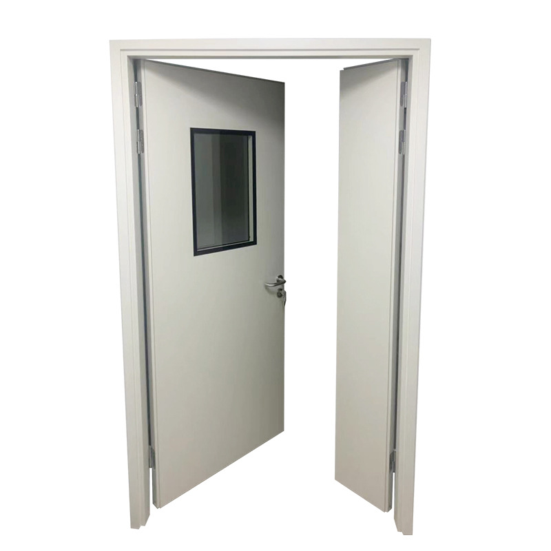 钢质门洁净双扇玻璃 净化无尘密封车间不锈钢钢质防火门