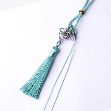 8cm手工编织diy小流苏 香囊汽车挂件吊穗子 貔貅葫芦玉坠饰品挂绳