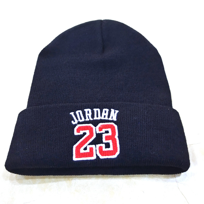 Cross-Border Jordan 23 Jordan Knitted Hat Basketball Hat Men's and Women's Autumn and Winter Outdoor Keep Warm Woolen Cap Beanie Hat