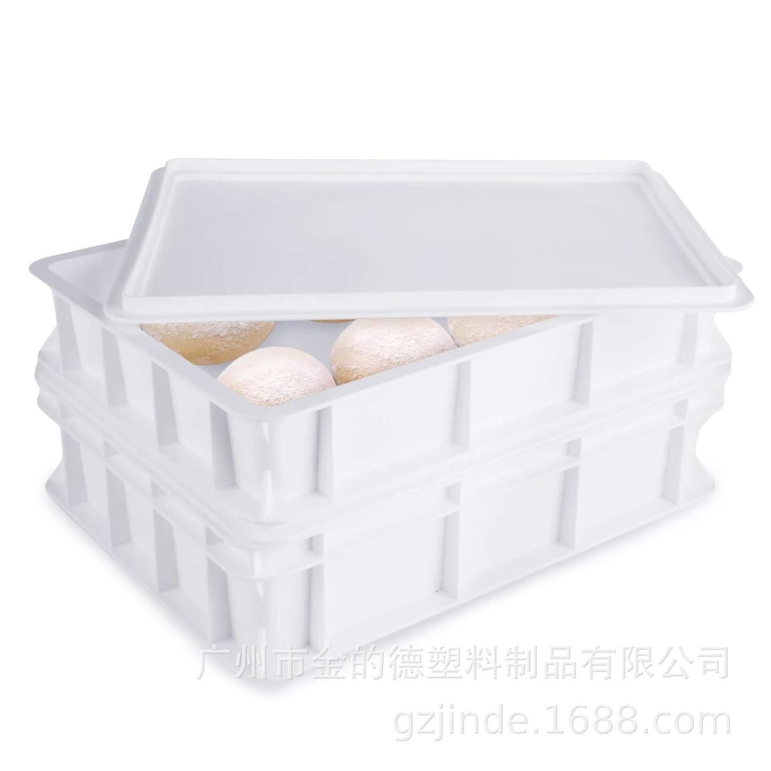 可堆叠披萨面团打样盒面团发酵箱披萨店和面包制作面团箱存储打样