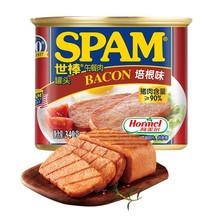 SPAM世棒午餐肉340g培根味罐头