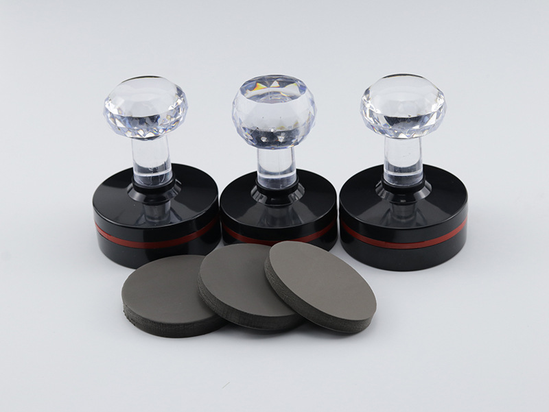 hb光敏印章材料批发 厂价销售 配7mm厚光敏垫 红豫印材批发 圆形