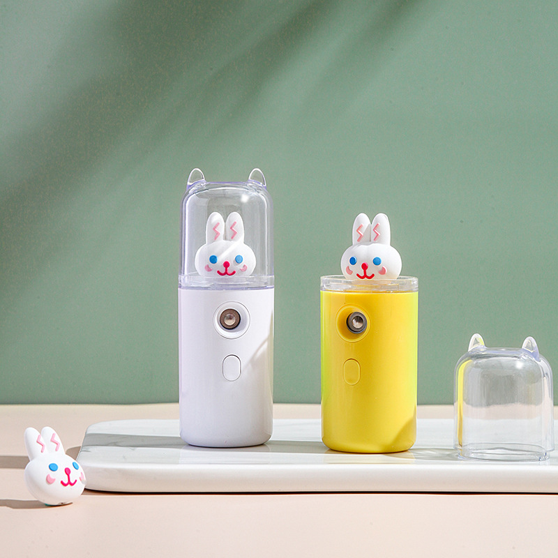 Cartoon Cute Pet Water Replenishing Instrument Alcohol Disinfectant Sprayer Handheld USB Charging Mini Humidifier