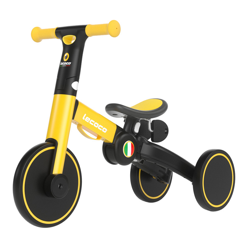 Leka Children's Balance Car 1-3-5 Years Old Three-in-One Baby Sliding Children's Three-Wheeled Scooter Bicycle