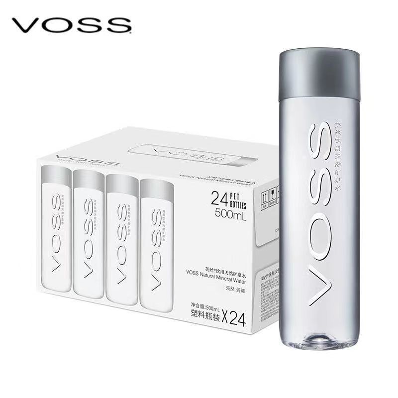 voss芙丝塑料瓶饮用矿泉水500ml*24瓶装整箱-阿里巴巴