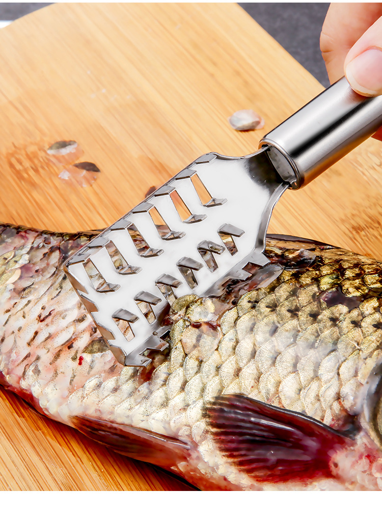 现货批发不锈钢刨鳞器 厨房小工具鱼鳞刨家用 鱼档杀鱼去鱼鳞神器