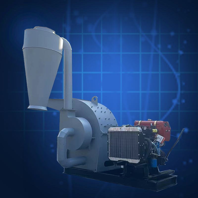 移动式420型秸秆粉碎机 锤片式家用饲料粉碎机 豆粕稻草粉碎机