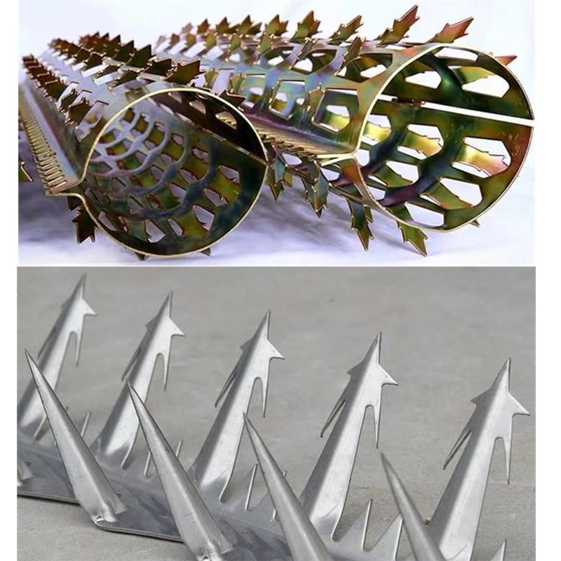 小区公寓监狱下水管道天然气管道阳台防攀爬刺钉