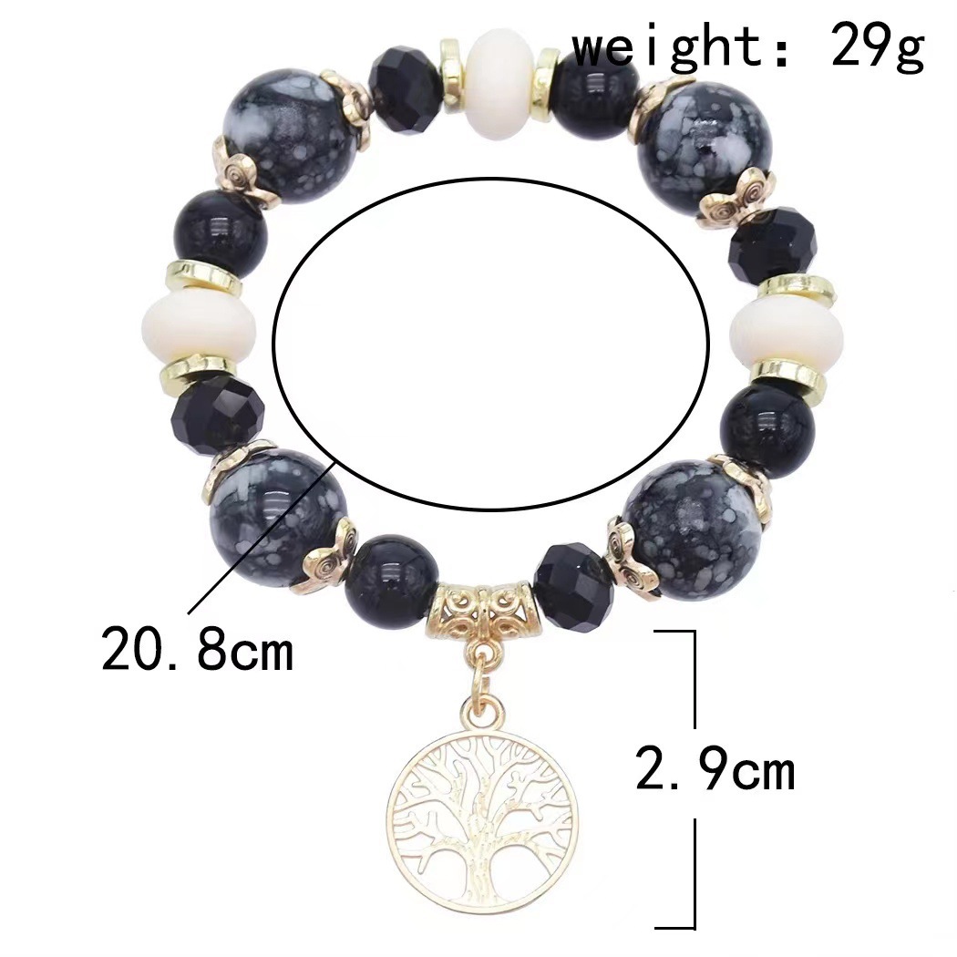 2022 New Arrival Cross-Border Hot Sale Fashion Lucky Tree Beaded Bracelet Boho Micro Glass Bead Bracelet Wholesale