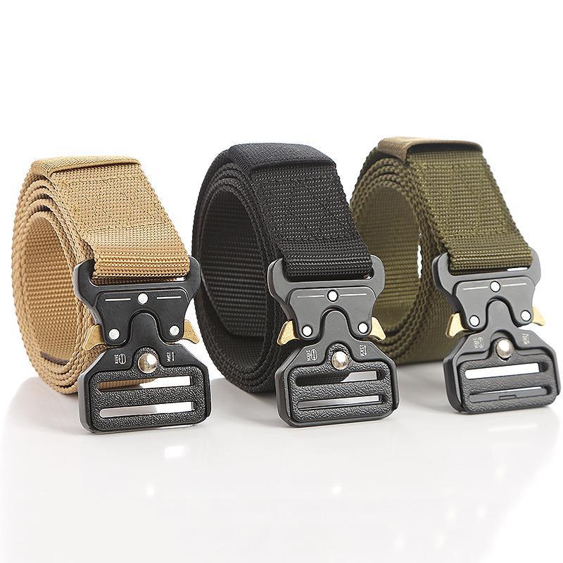 男士松紧弹力工装裤腰带休闲潮流年轻人户外运动帆布料编织皮带软