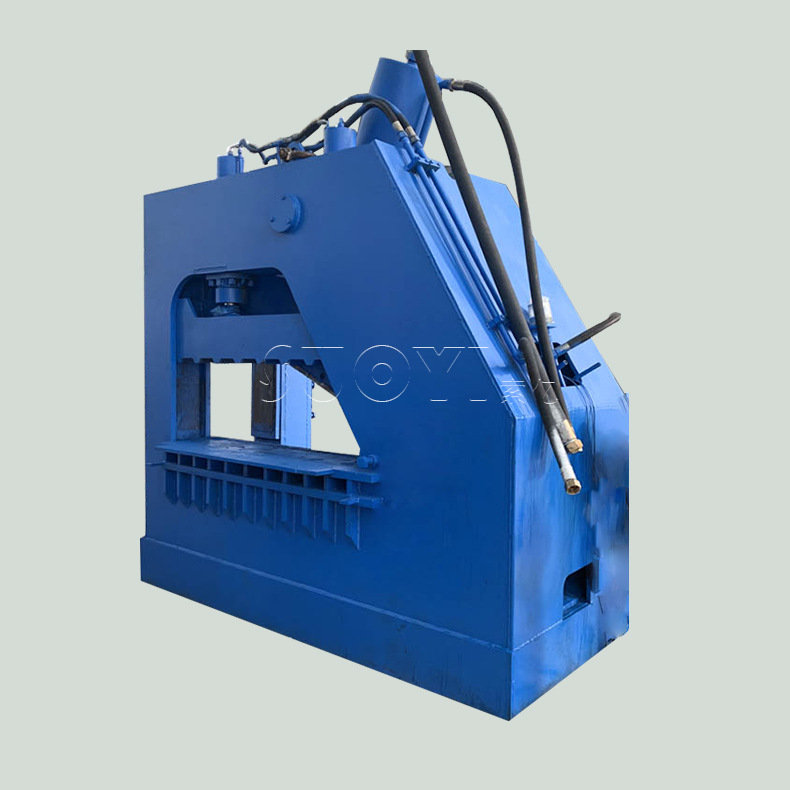 自动进料自动虎头式剪切机 废旧钢板槽钢切断机 液压虎头剪料机